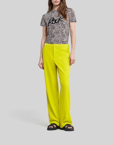 Women's lime green suit trousers - IKKS
