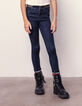 Vaqueros skinny rinse con tira en cintura ni&ntilde;a -2