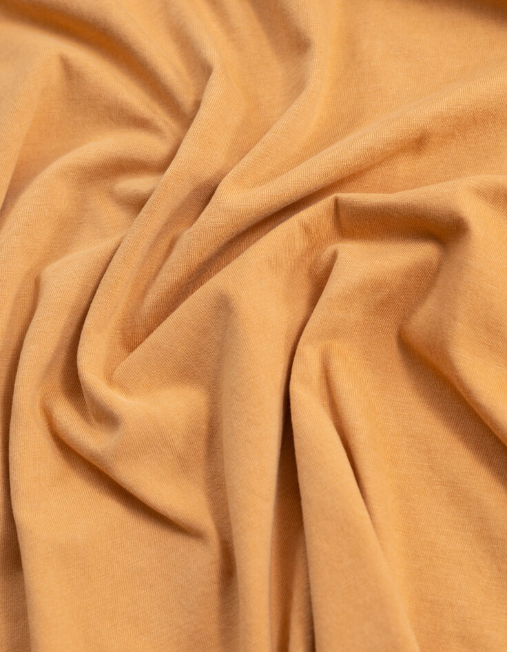 T-shirt curcuma coton bio effet lav&eacute; Homme-6