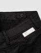 Zwarte gecoate skinny jeans meisjes-5
