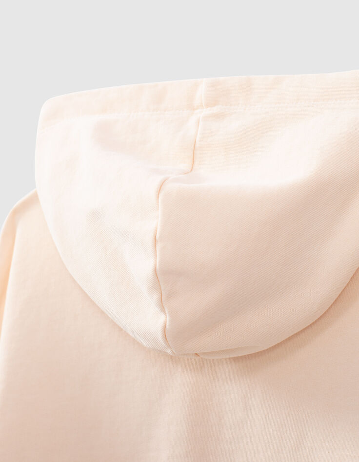 Peach sweater met bouclé letters jongens-6