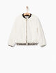 Parka kaki et gilet bi-matière réversible fille-5