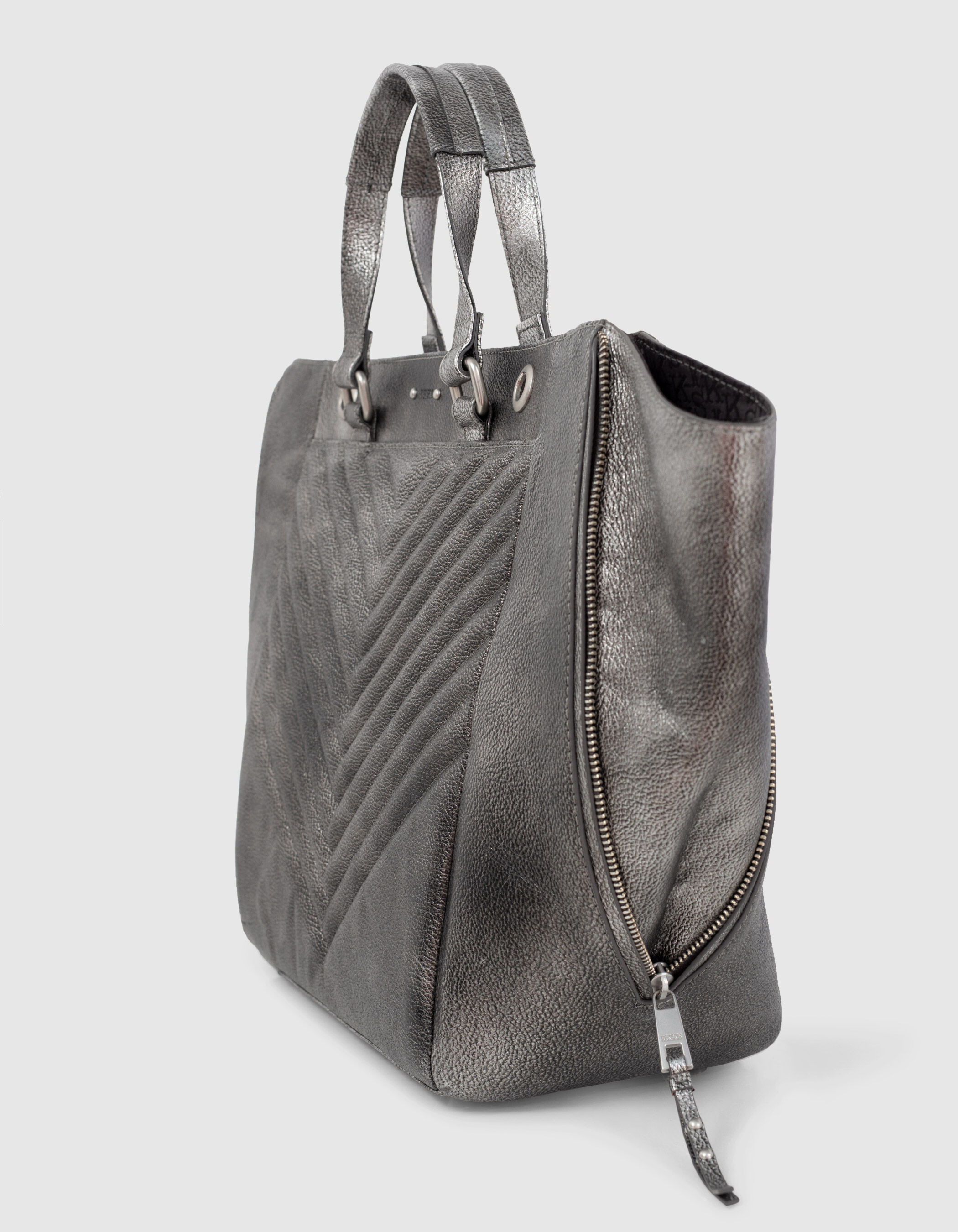Sac cabas LE 1440 METALLISE matelasse chevron femme IKKS