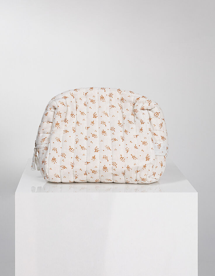 Trousse de toilette miel gaze coton bio GABRIELLE PARIS-3 Trousse de toilette miel gaze coton bio GABRIELLE PARIS-3