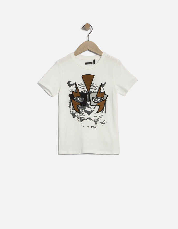 Tee-shirt blanc garçon-1 Tee-shirt blanc garçon-1