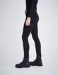Schwarze Sculpt-up-Damenjeans aus Cosy Fleece-5