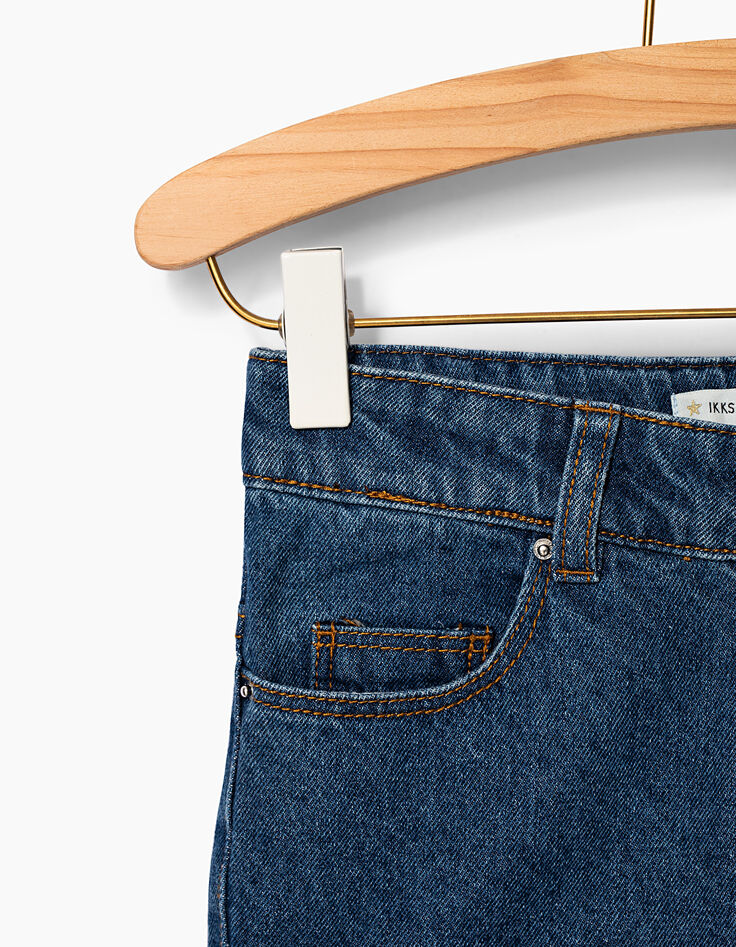Girls' medium blue mom jeans-5