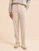 Pantalon droit &eacute;cru esprit battle I.Code-4