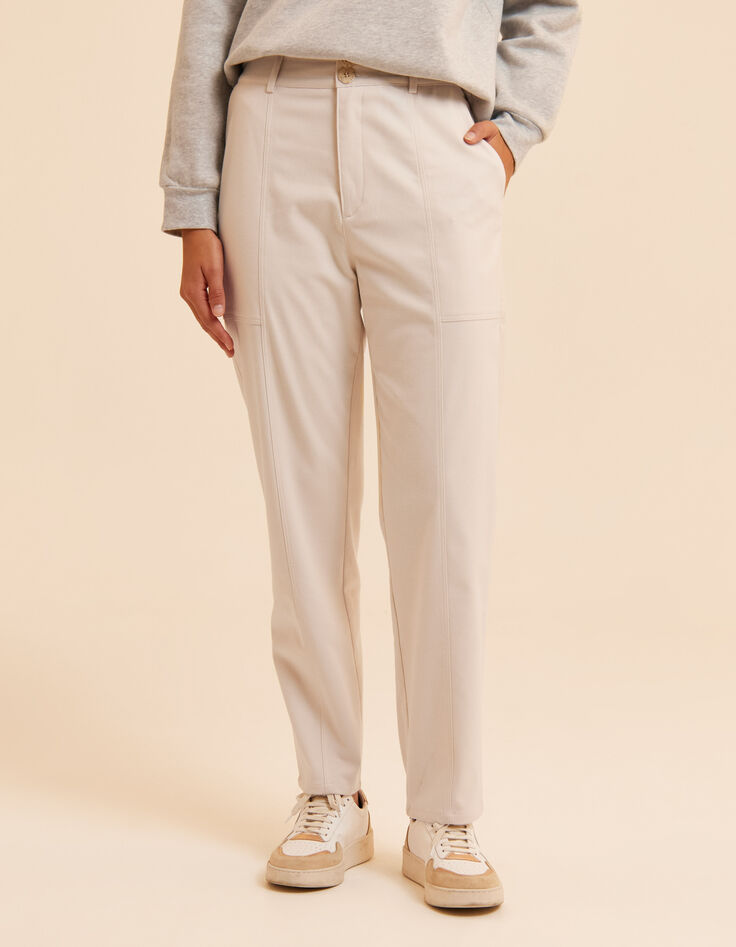 Pantalon droit &eacute;cru esprit battle I.Code-4