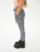 Schwarze Mädchenhose aus LENZING™ ECOVERO™ mit Grafikprint-2