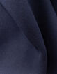 Boys’ navy zipped cardigan with shirt collar-8