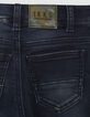 Vaqueros skinny azules vintage recortes ni&ntilde;o-7