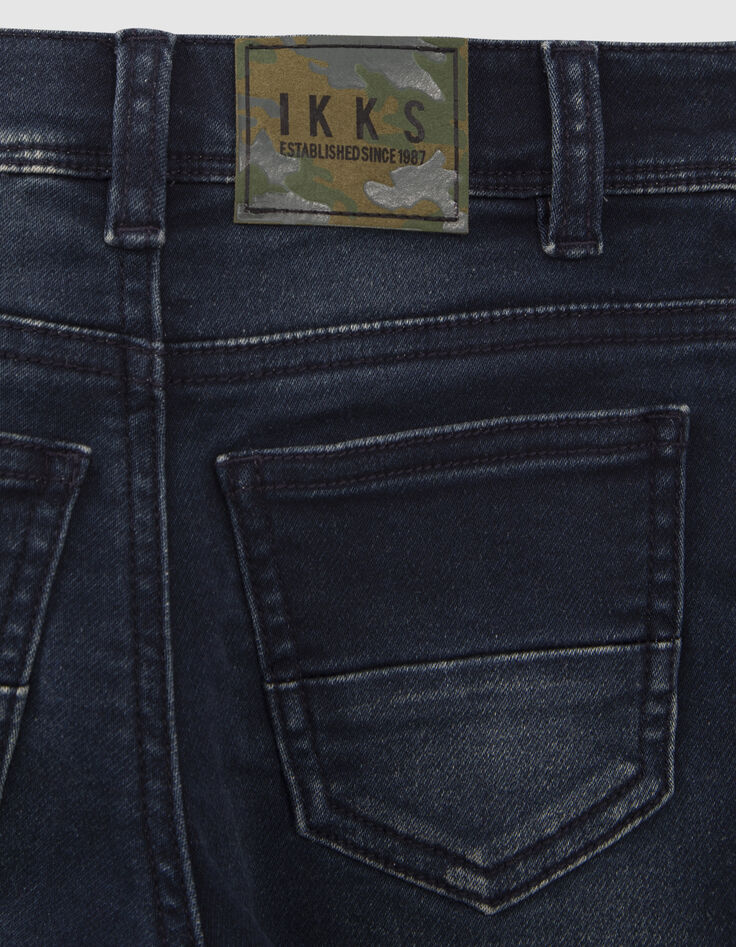 Vaqueros skinny azules vintage recortes ni&ntilde;o-7