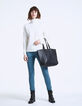 Women’s cable knit wool sweater-6