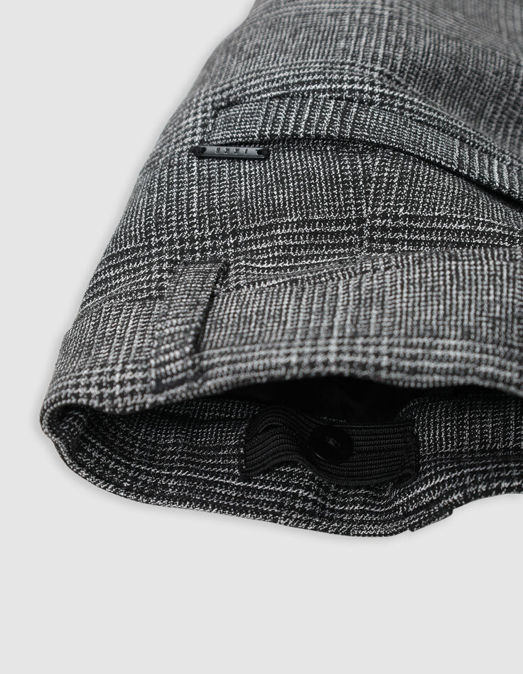 Schwarze Prince of Wales CHINO-Hose für Jungen-7 Schwarze Prince of Wales CHINO-Hose für Jungen-7