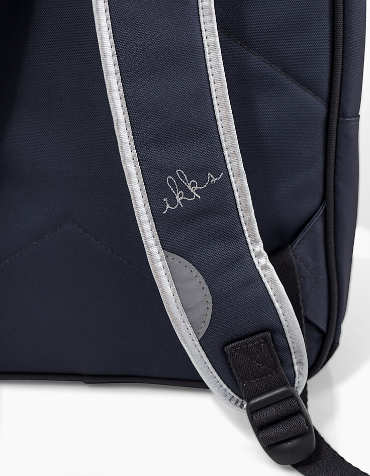 Sac à dos rose poudré et navy K fille -6