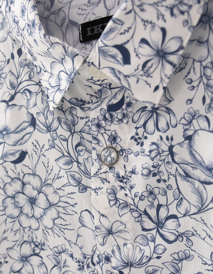 Wei&szlig;es Jungenhemd mit Liberty&reg;-Blumenprint Mini Me-5