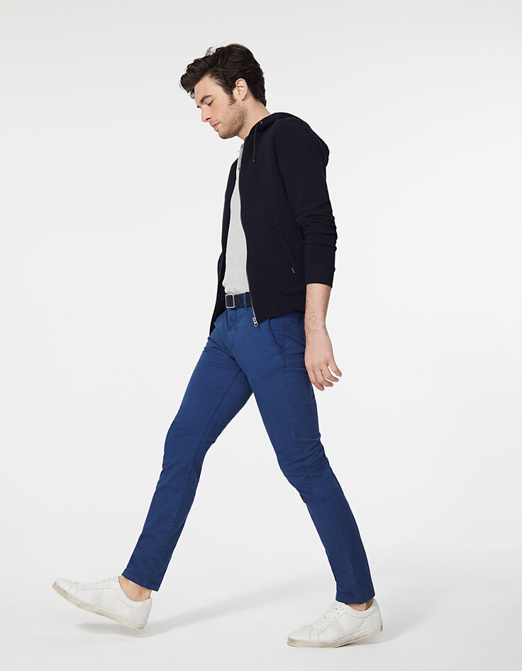 Men's blue SLIM chinos-1 Men's blue SLIM chinos-1