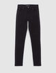 Schwarze Sculpt-up-Damenjeans im Slim-Fit mit Nieten-6