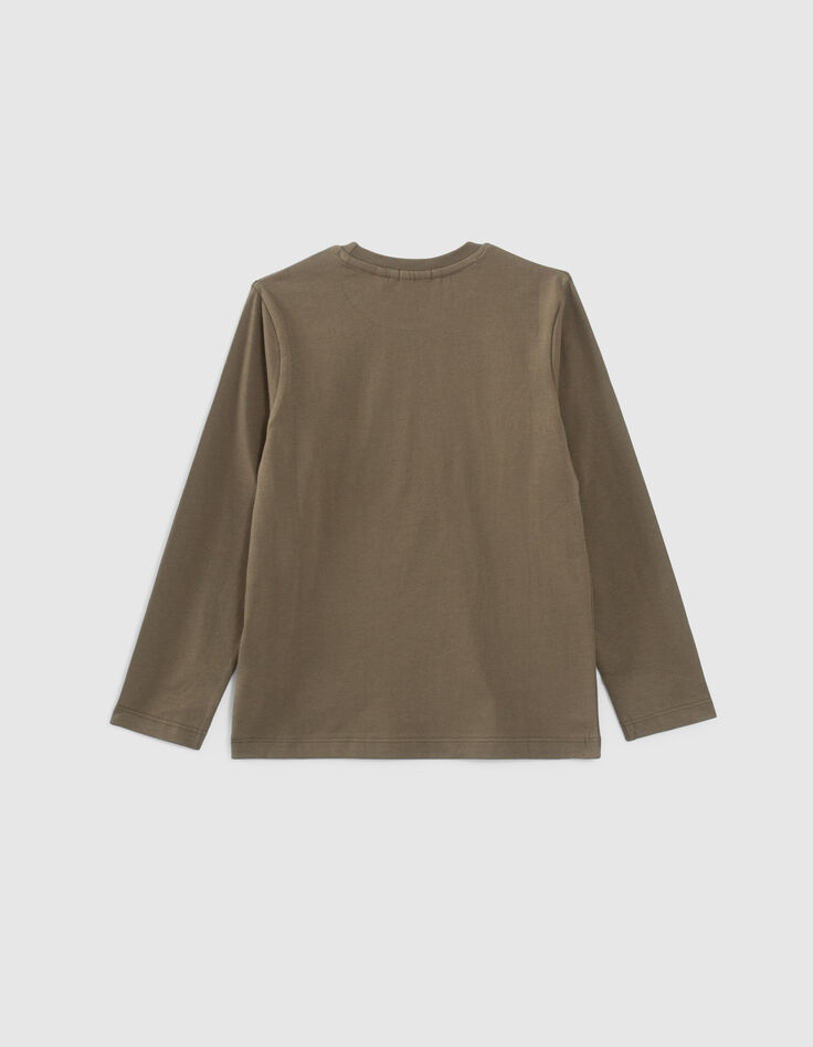 Boys’ khaki THE LEGEND OF ZELDA™ T-shirt with Link image-4