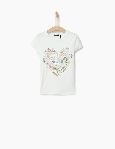 Girls’ heart T-shirt - IKKS