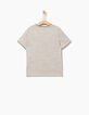 Boys’ grey marl Drive in town T-shirt -4