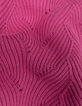 Pull sans manches rose tricot fantaisie volants fille-8