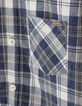 Chemise indigo à carreaux garçon -4