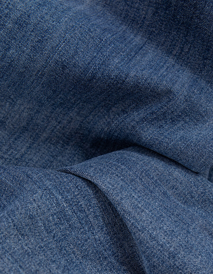 Women's blue green bootcut jeans-8
