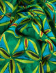 Mintgr&uuml;nes Recycling-Damenkleid mit Grafikblumenprint-6