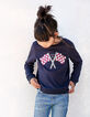 Sudadera marina niña-1