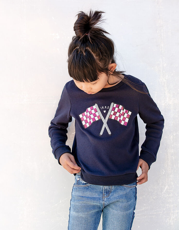 Sudadera marina niña-1 Sudadera marina niña-1