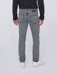 Vaqueros SLIM azul gris&aacute;ceo hombre-3