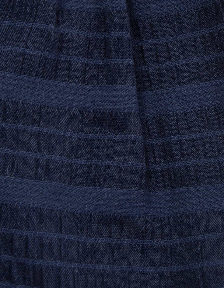 Shorts azul marino rayas bebé niña-5