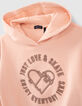 Girls’ khaki hoodie with gathered cuffs-2