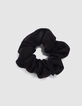 Glanzend scrunchies zwart en goud meisjes-4