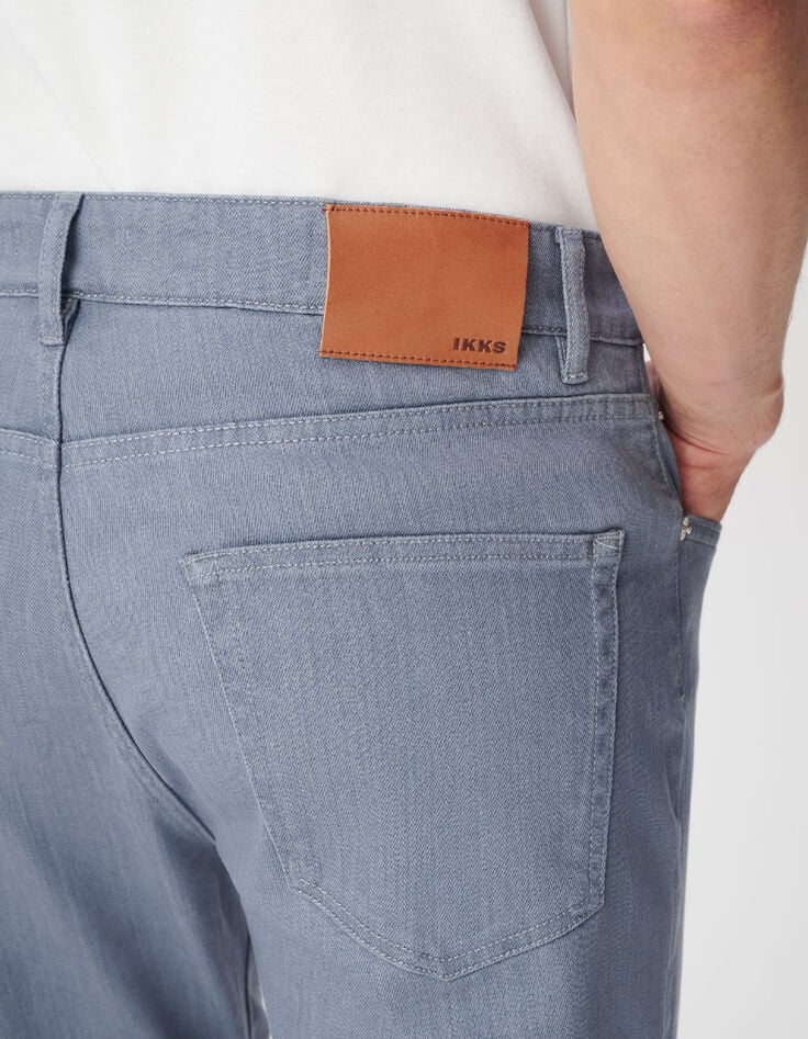 Ben herenjeans in marineblauw met rechte pijpen-5
