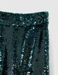 Pantalon de costume malachite tout sequins Femme-4