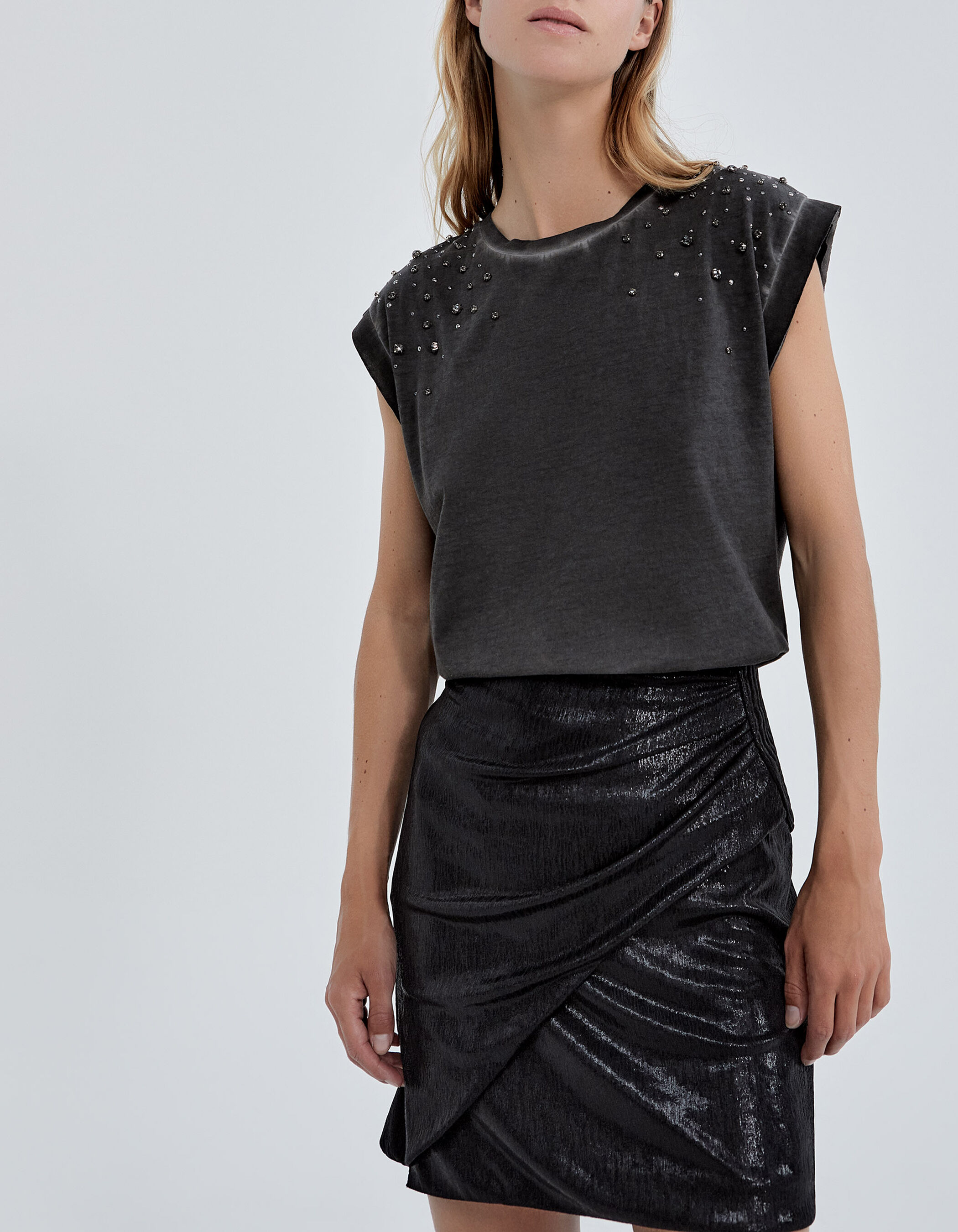 Jupe clearance drapée zara