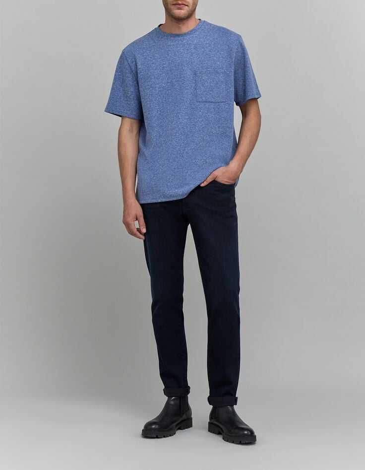 T-shirt cobalt effet faux-uni Homme-2 T-shirt cobalt effet faux-uni Homme-2