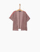 Vest redwood geometrische print meisjes-2