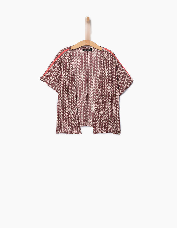 Vest redwood geometrische print meisjes-2 Vest redwood geometrische print meisjes-2