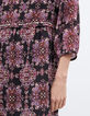 Kurzes Damenkleid im Bohemien-Print-4