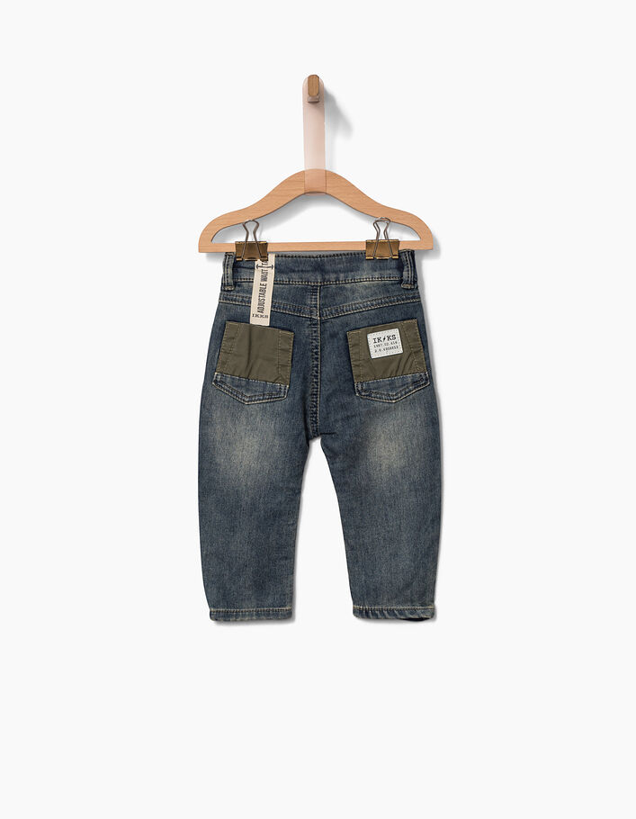 Knitlook-Jeans für Babyjungen  - IKKS