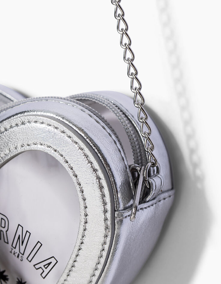 Tas zilver hartvormig California meisjes-4