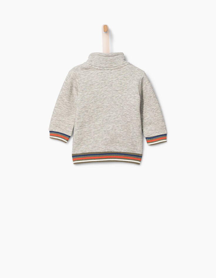 Baby boys’ grey sweatshirt-3