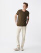 Jean SLIM lin POWERFLEX Homme-1