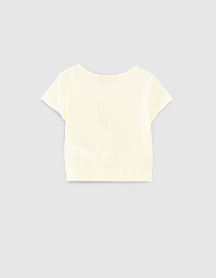 Lemon Mädchen-T-Shirt mit fixer Schleife - IKKS