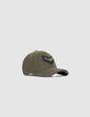 Gorra caqui bordado espigas mujer-2