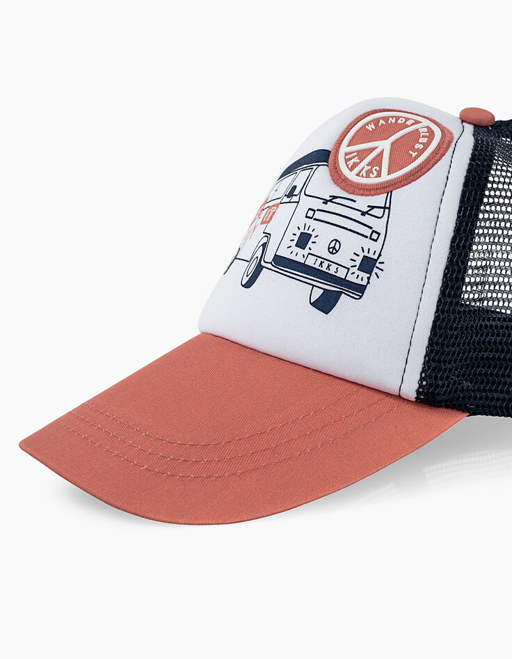 Casquette indigo avec van garçon -5